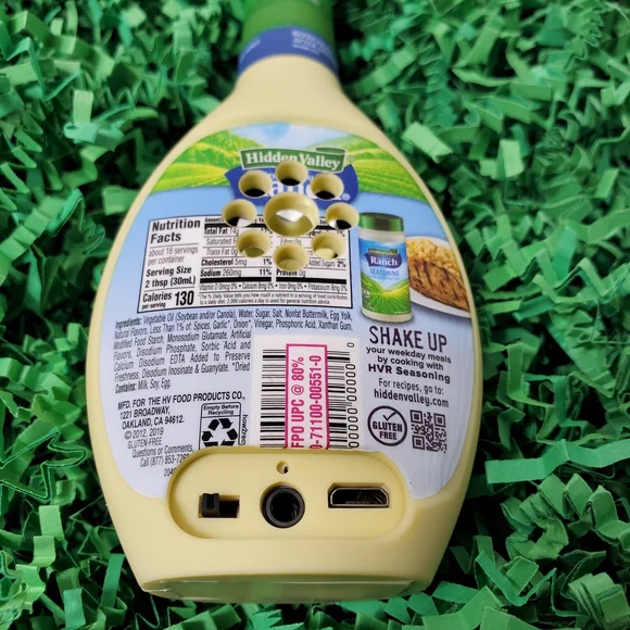 RARE Hidden Valley Bluetooth Speaker Ranch Dressing Bottle Wireless Collectible
